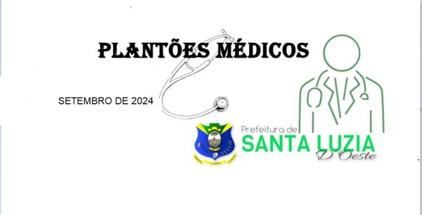 PLANTÕES MÉDICOS HOSPITAL SETEMBRO DE 2024